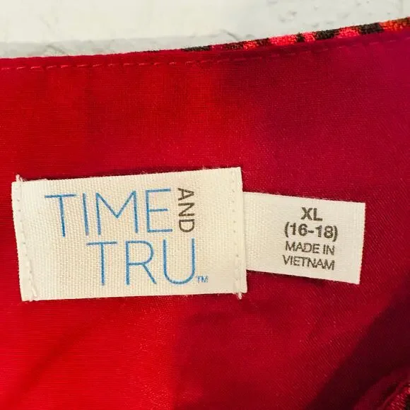 Time & Tru Floral Dress XL - Picture 4 of 4